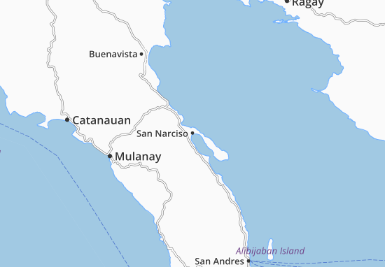 San Narciso Map