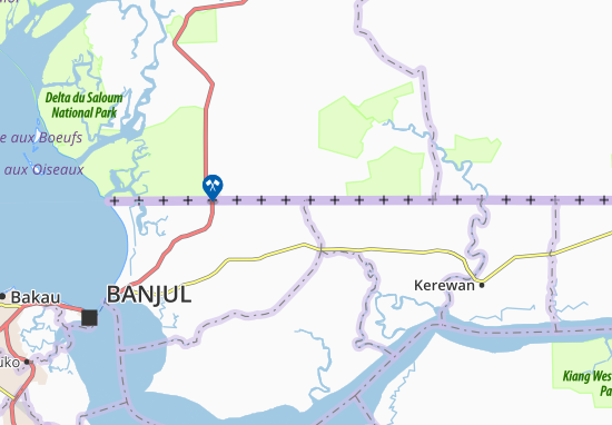 Karte Stadtplan Maka Bala Mana