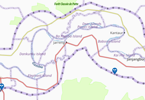 Karte Stadtplan Hamdalai