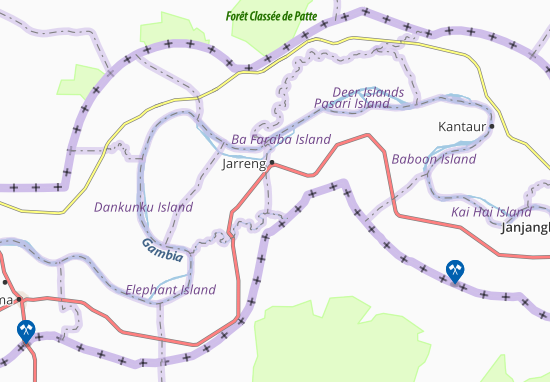Karte Stadtplan Sare Pateh