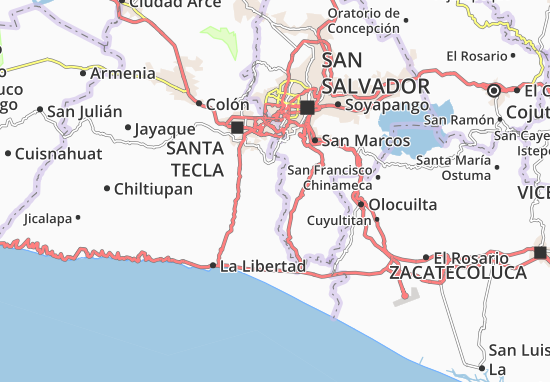 Karte Stadtplan Huizucar