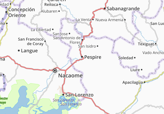 Pespire Map