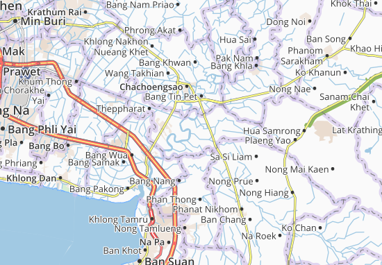 Karte Stadtplan Ban Pho