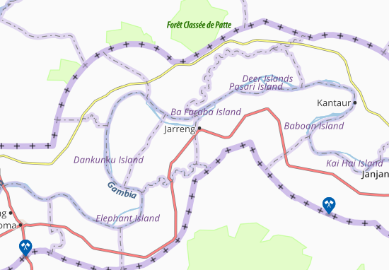 Karte Stadtplan Wellingara Mantang