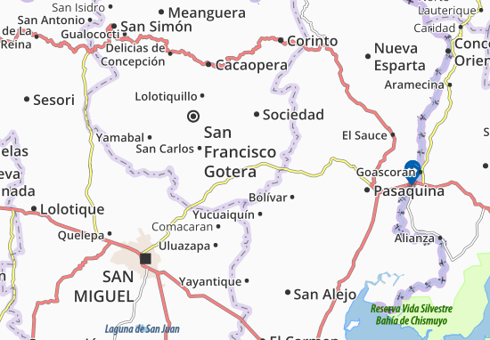Jocoro Map