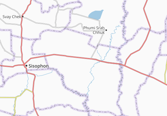Karte Stadtplan Phumi Rohal