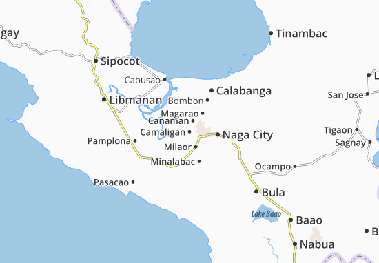 Karte Stadtplan Camaligan