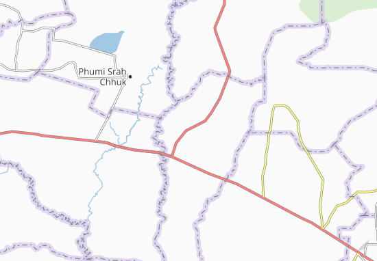 Kaart Plattegrond Phumi Phnum Lieb