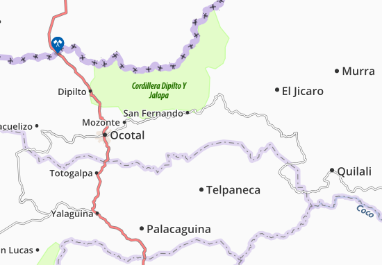 Ciudad Antigua Map