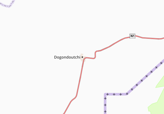 Kaart Plattegrond Dogondoutchi