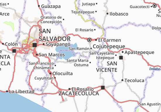 Karte Stadtplan San Emigdio