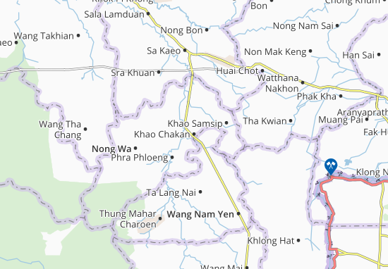Kaart Plattegrond Khao Chakan