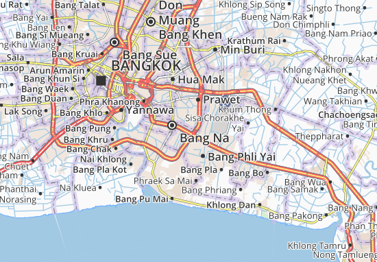 Bang Kaeo Map