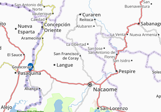 San Francisco de Coray Map