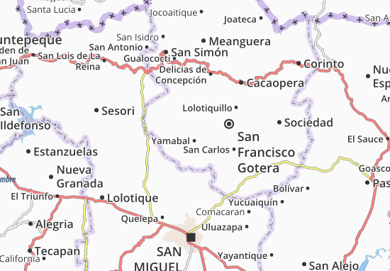 Karte Stadtplan Sensembra