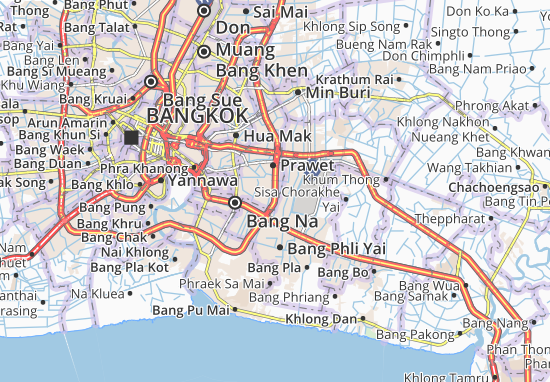 Karte Stadtplan Dok Mai