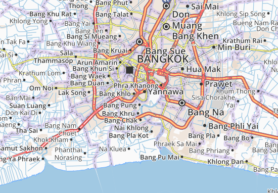 Karte Stadtplan Bang Phong Phang