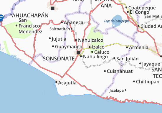 Mapa Nahuilingo