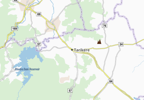 Mapa Tarikere
