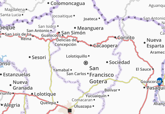 Kaart Plattegrond Chilanga