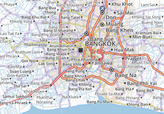Mappe-Piantine Khlong Ton Sai