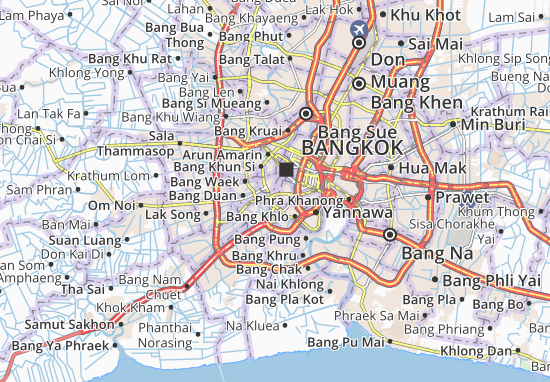 Mapa Thon Buri