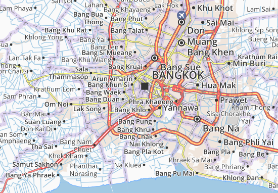 Karte Stadtplan Bang Yi Ruea