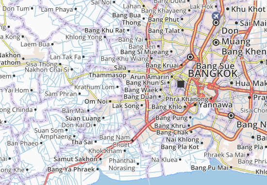 Carte-Plan Bang Phai
