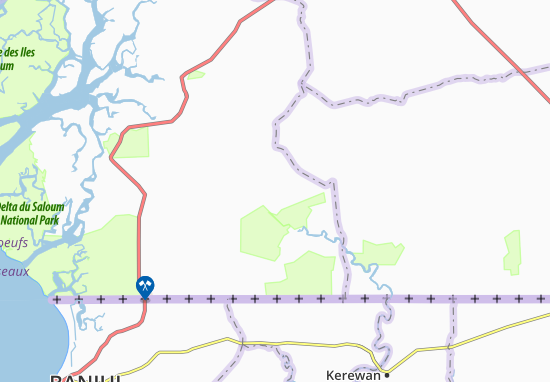 Karte Stadtplan Keur Makoumba Souna