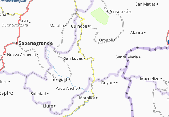Karte Stadtplan San Lucas