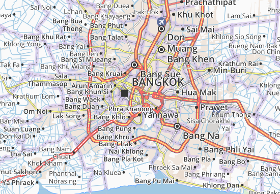 Karte Stadtplan Lumphini