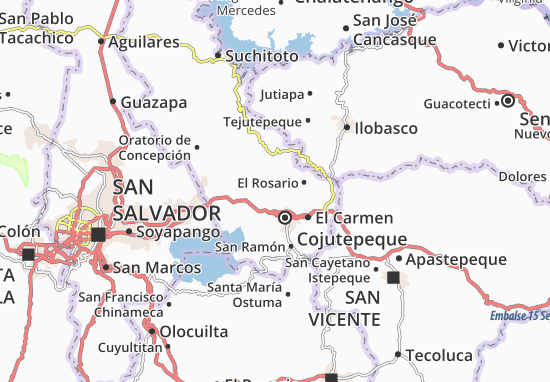 Karte Stadtplan Monte San Juan
