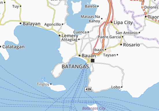 Mapa Bauan