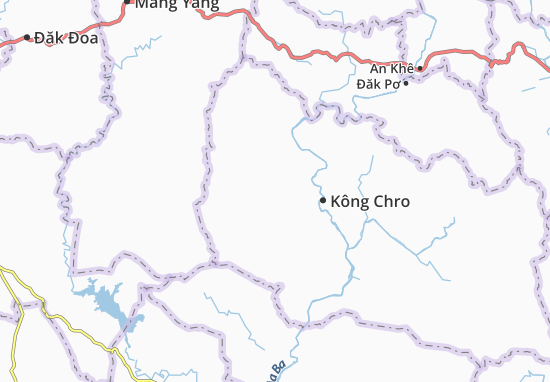 Karte Stadtplan Đắk Pơ Pho