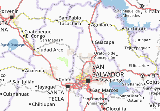 Karte Stadtplan Nejapa