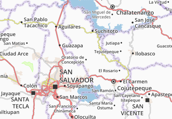 Karte Stadtplan Oratorio de Concepción