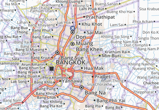 Karte Stadtplan Nawamin