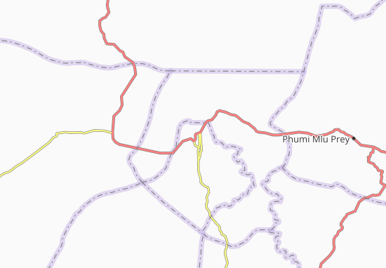 Mapa Phnum Tbng Meanchey