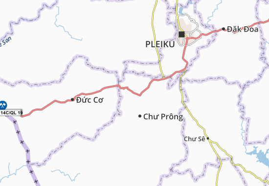 Karte Stadtplan Bình Giáo