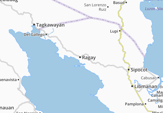 Karte Stadtplan Ragay