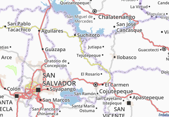 Karte Stadtplan Tenancingo