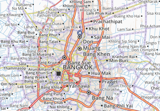 Karte Stadtplan Chorakhe Bua