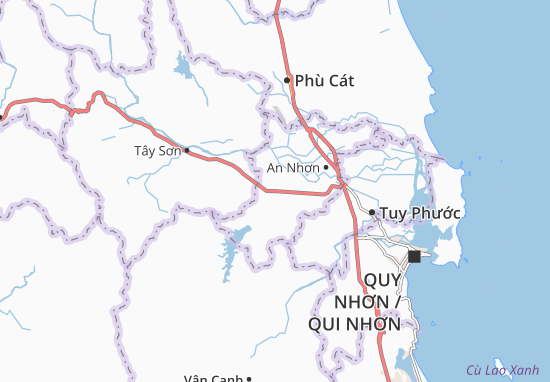 Karte Stadtplan Nhơn Tân