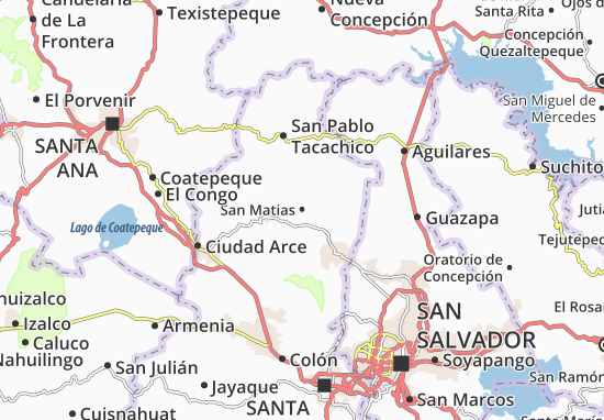 Carte-Plan San Matias