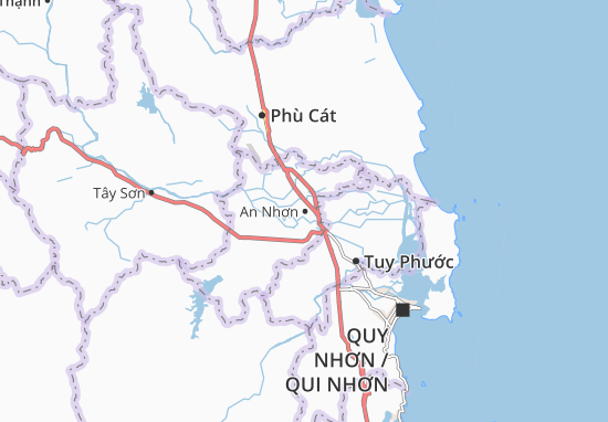 Karte Stadtplan An Nhơn