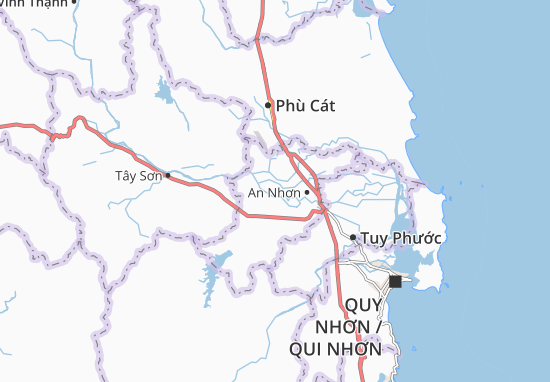 Karte Stadtplan Nhơn Khánh