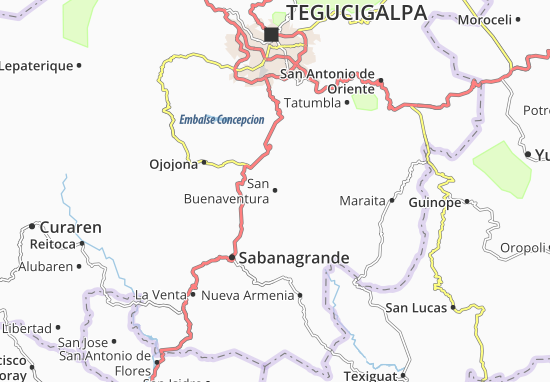 Carte-Plan San Buenaventura