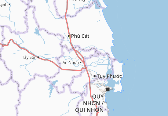 Karte Stadtplan Nhơn An