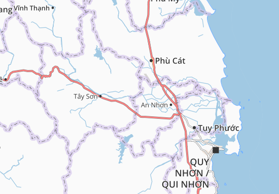 Karte Stadtplan Nhơn Phúc