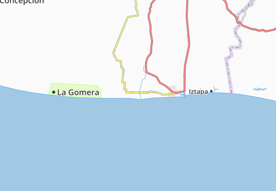 Kaart Plattegrond La Barrita